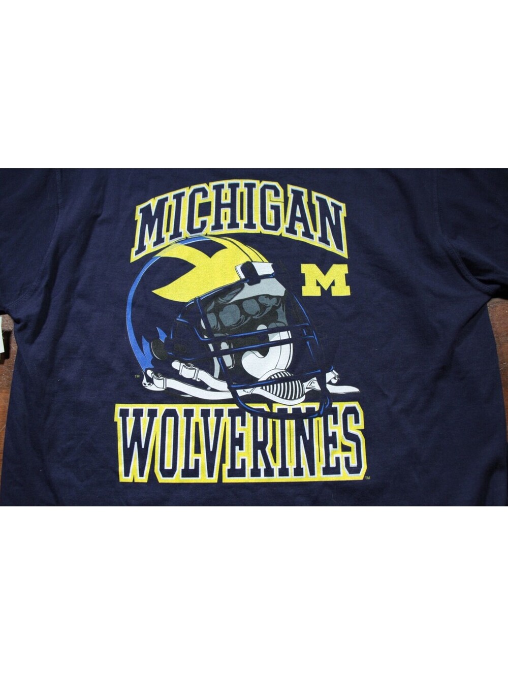 University of Michigan Wolverines Starter T-Shirt L NWT NOS Shirt Football